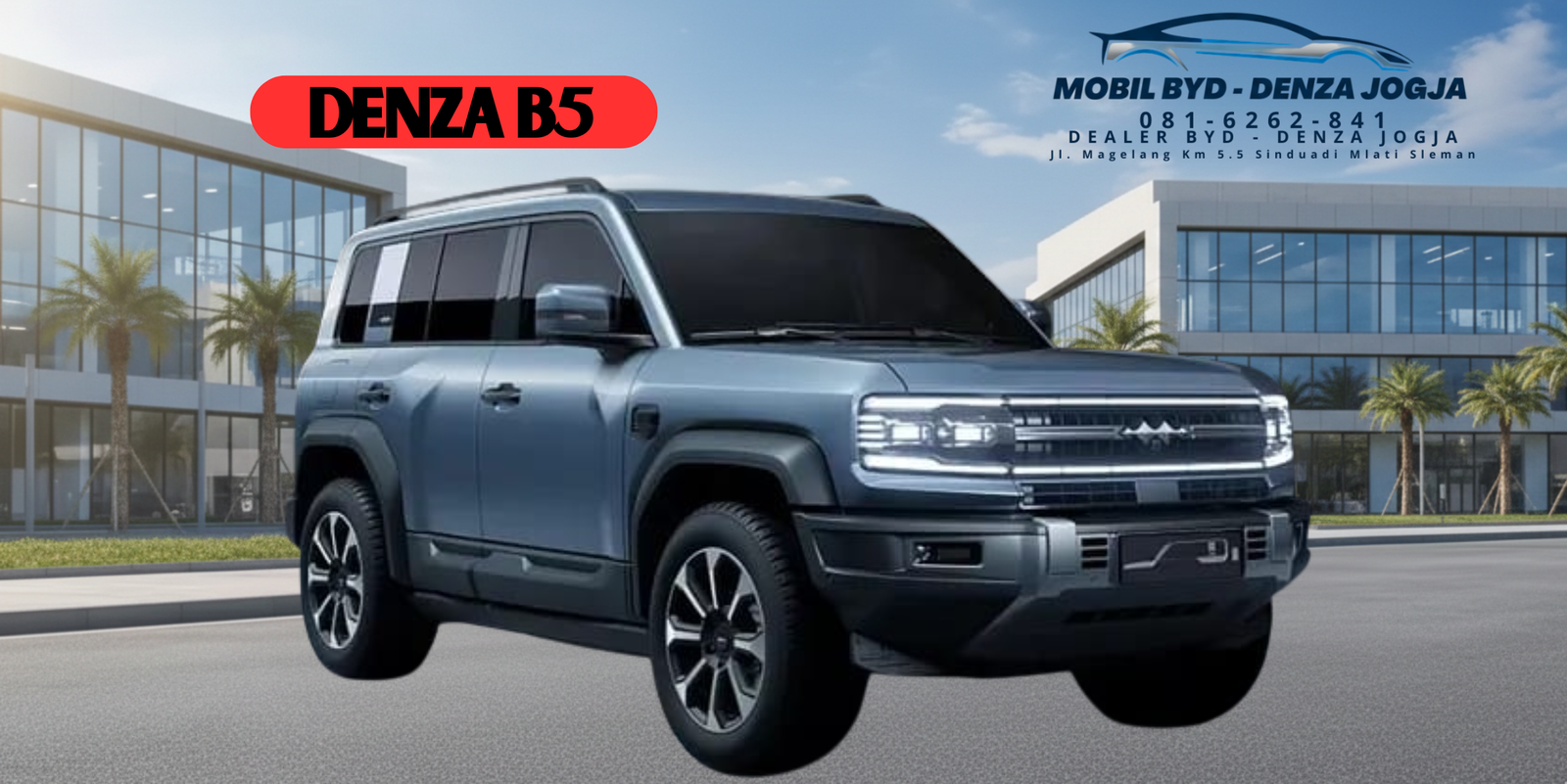SUV Listrik Denza B5 di Dealer BYD Denza Jogja